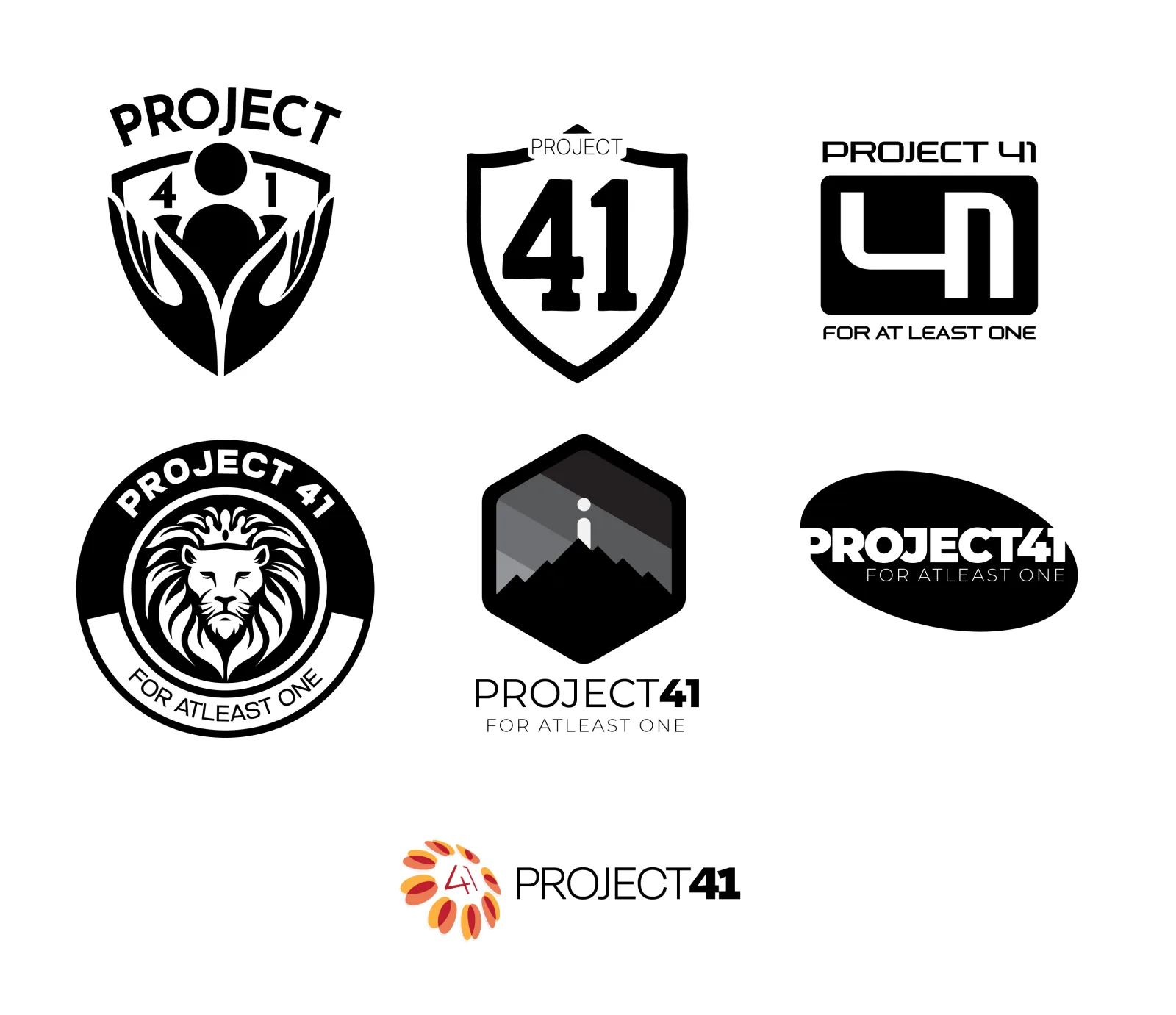 Logo concepts for Project 41